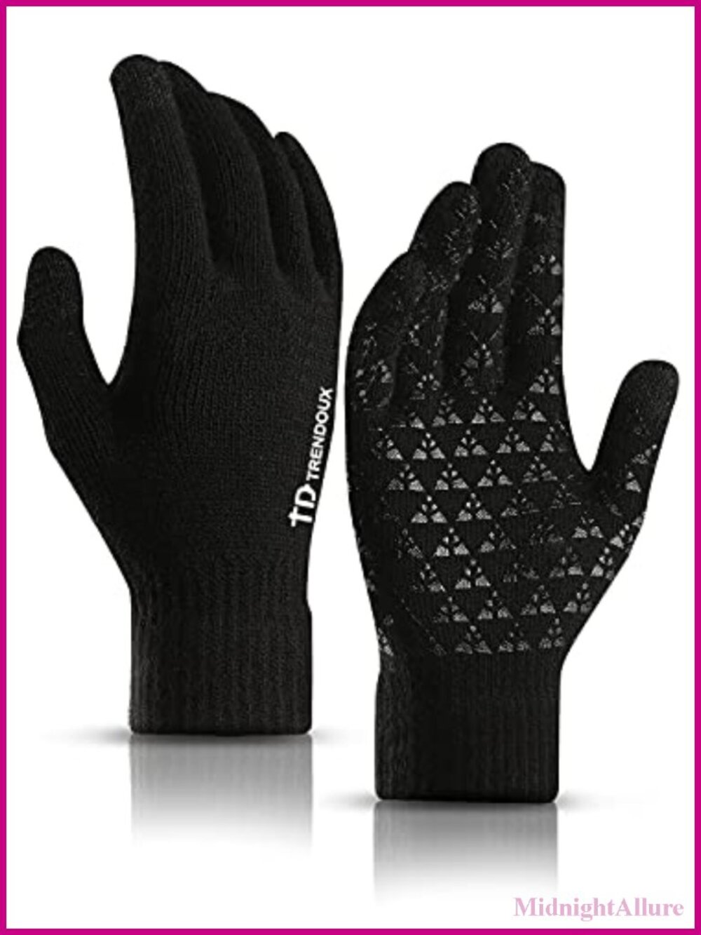 Winter Touch Screen Thermal Knit Gloves Anti-Slip Warm Lining Men Women